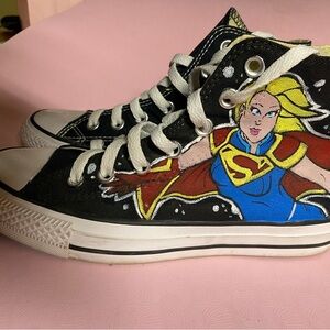 Converse Superhero High-Top Sneakers - Black and Multicolor